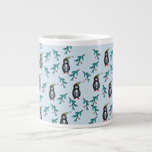 Pingviner Jul Konst Jumbo Mugg