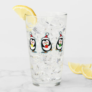 Pingviner Pint Glas - juldesign, Helgdag