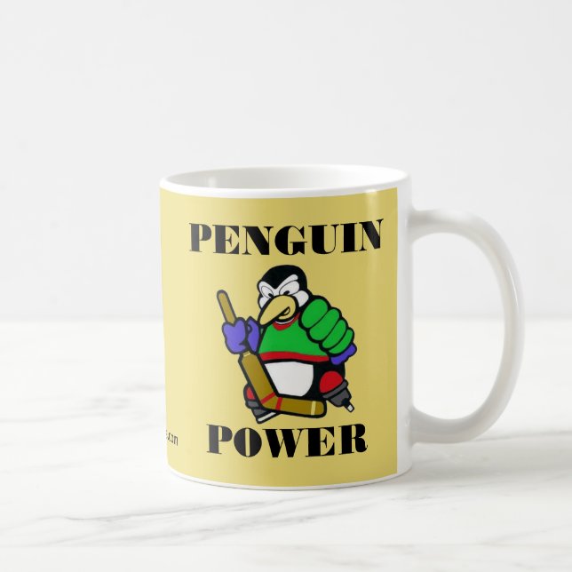 Pingvinet driver kaffemugg (Höger)