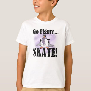 Pingvinet går figurskridskoT-tröja T Shirt