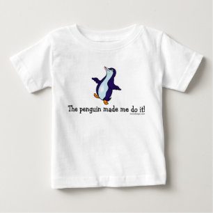 Pingvinet gjorde mig att göra det! t-shirt
