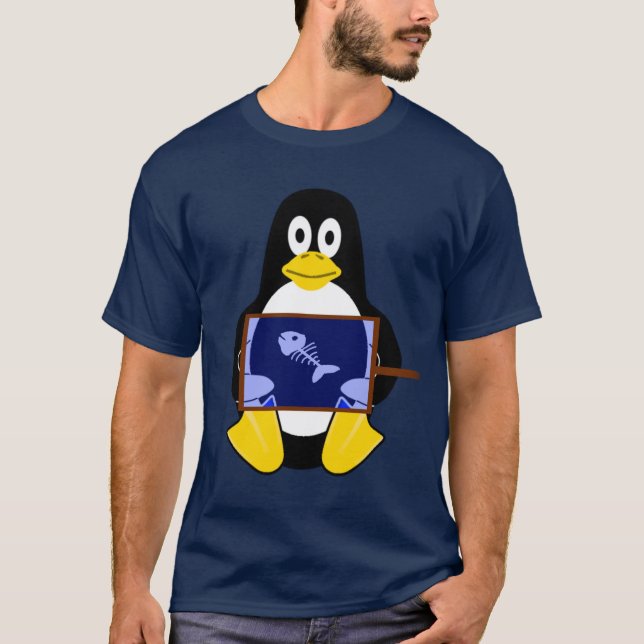 Pingvinet röntgar tee shirt (Framsida)