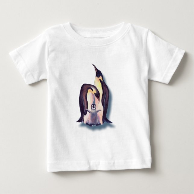 PINGVINFAMILJ av SHARON SHARPE Tee (Framsida)