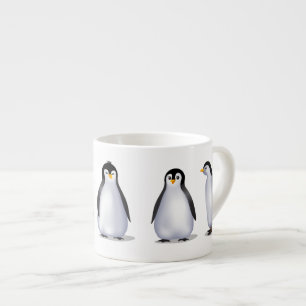 Pingvinfamilj Espressomugg