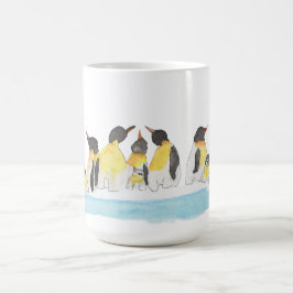 Pingvinfamilj Kaffemugg
