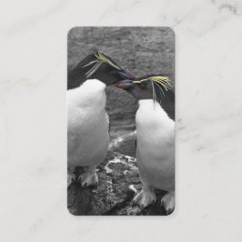 Pingvinfärgssplash Visitkort