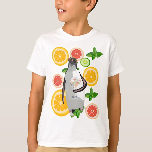 Pingvinfavoritdryck T Shirt (Framsida)