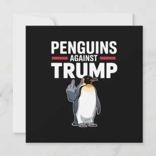Pingvinfenor Upp Motstånd Pingviner Mot Trump Inbjudningar