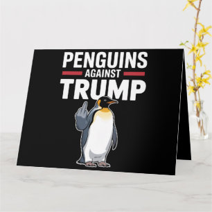 Pingvinfenor Upp Motstår Trump Kort