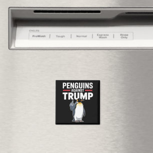 Pingvinfenor Upp Motstår Trump Magnet