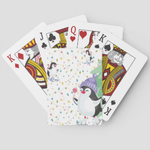 Pingvingalenskap Spel Kort