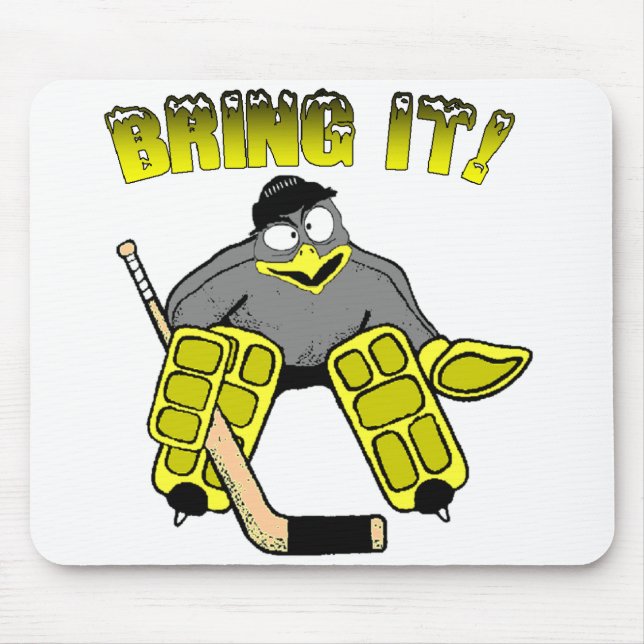 PingvinGoalie Mousepad Musmatta (Framsidan)