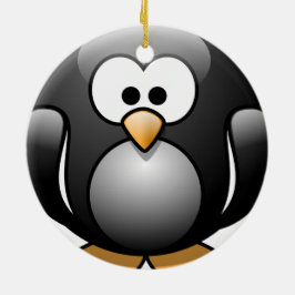 Pingvinjulprydnad Julgransprydnad Keramik