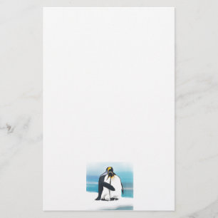 Pingvinkärlekkyssar Brevpapper