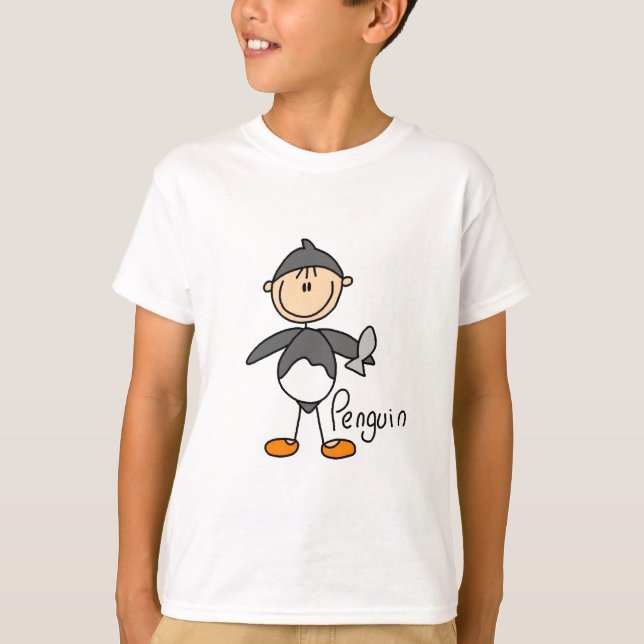 Pingvinklädda T-shirts och presenter (Framsida)