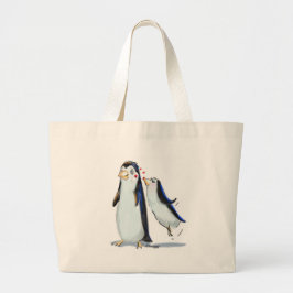 Pingvinkyss Jumbo Tygkasse
