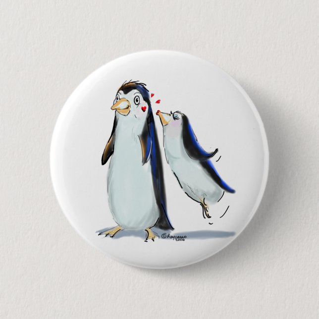 Pingvinkyss Knapp (Framsida)