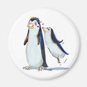 Pingvinkyss Magnet
