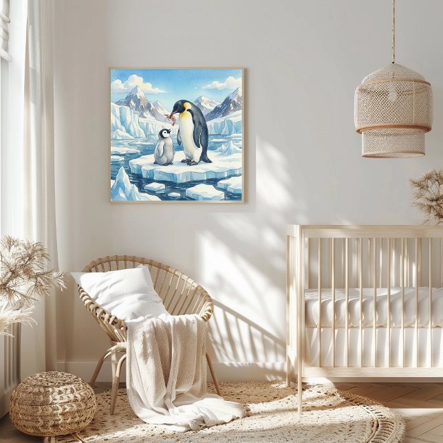 Pingvinmamma och kycklingdagis poster (Skapare uppladdad)