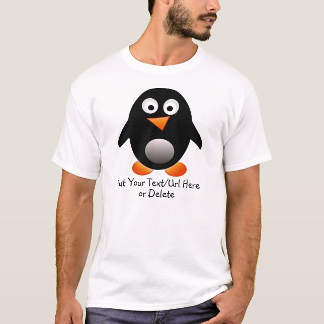 Pingvinmanar T-tröja Tee Shirt (Framsida)