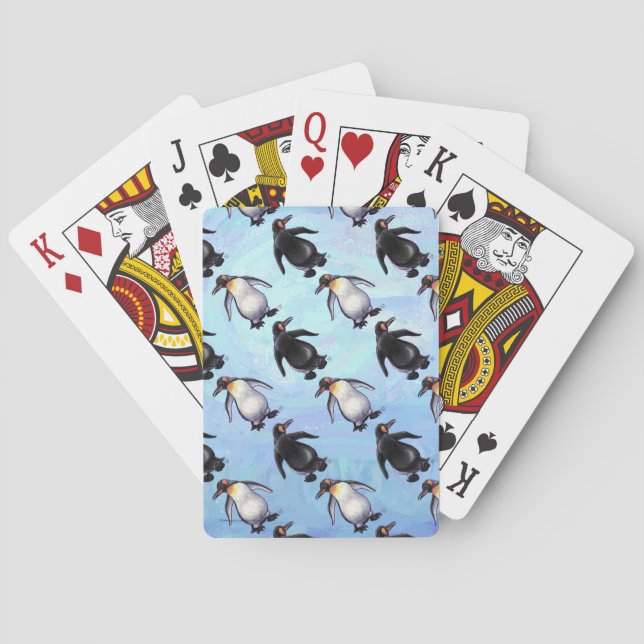 Pingvinmönster Spel Kort (Baksidan)