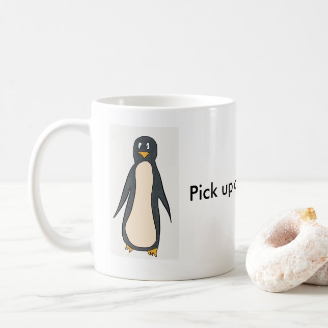 Pingvinmugg Kaffemugg (Med munk)