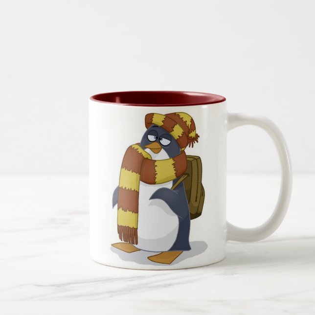 Pingvinmugg Två-Tonad Mugg (Höger)