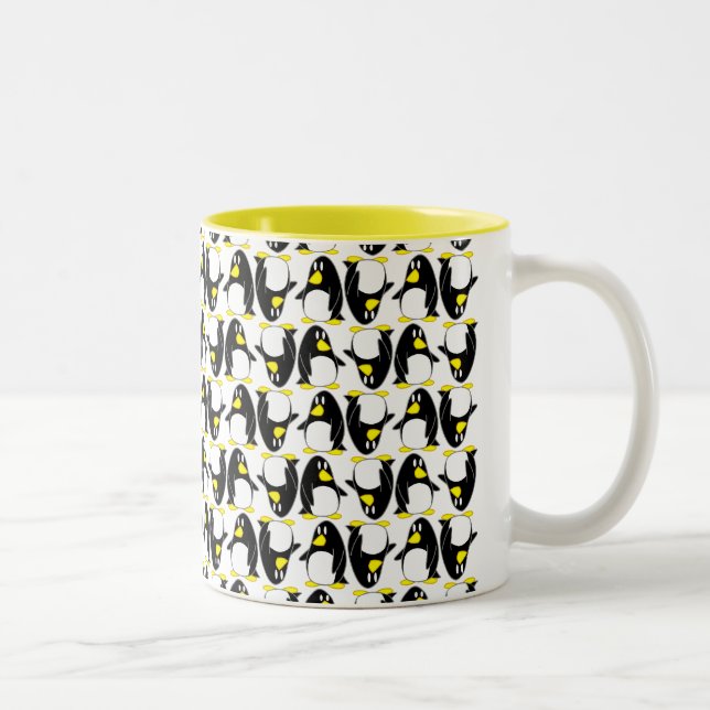 Pingvinmugg Två-Tonad Mugg (Höger)