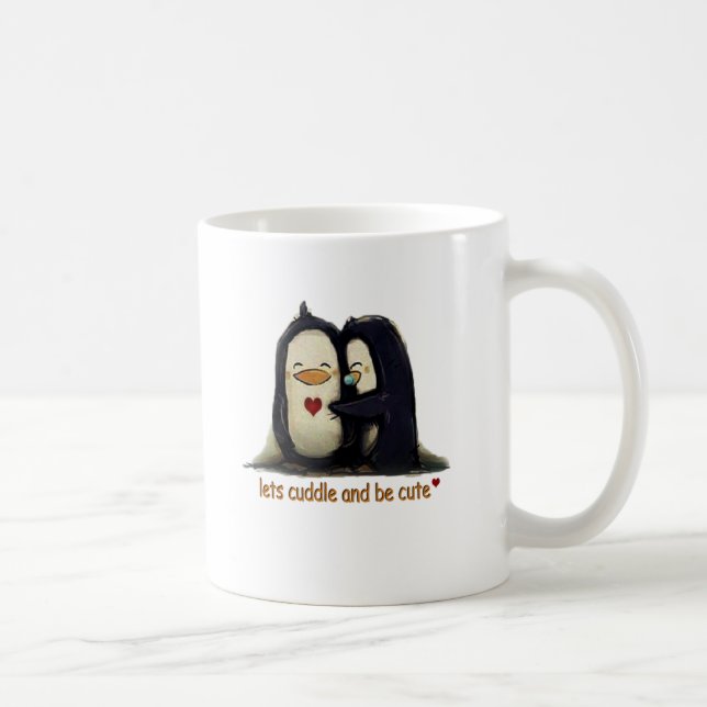 pingvinomfamningtid kaffemugg (Höger)