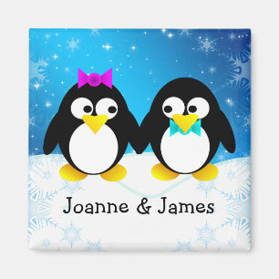 Pingvinpar Magnet