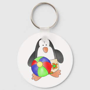 Pingvinpojkesimma Keychain Nyckelring
