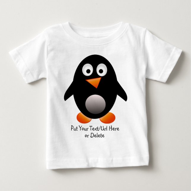 PingvinspädbarnT-tröja Tee Shirt (Framsida)