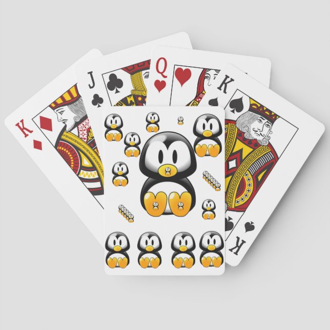 Pingvinspelkortlek Kortlek (Baksidan)