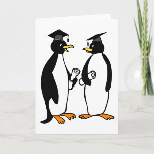 Pingvinstudententecknad Kort