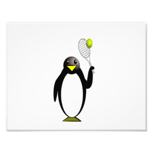 Pingvintennis Fototryck