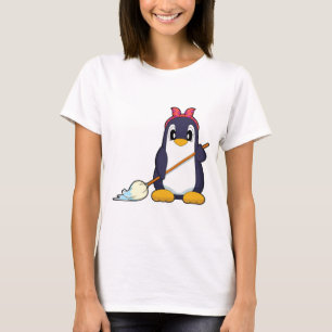 Pingvintvättmoppstädning T Shirt