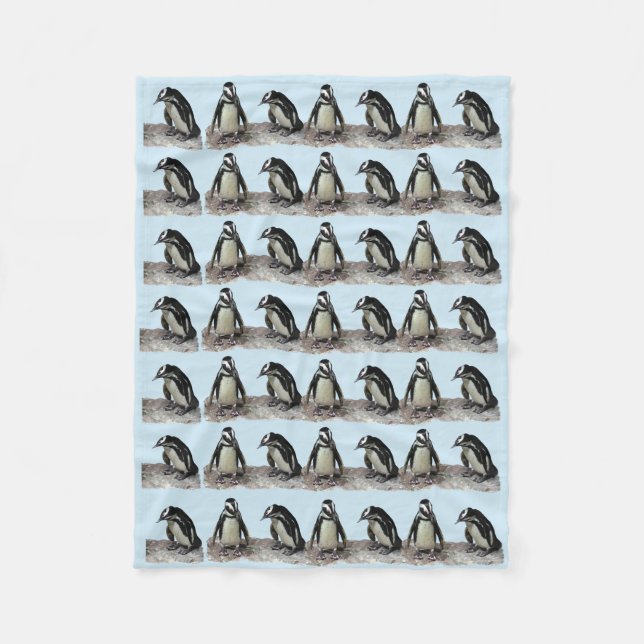 Pingvinullfilt Fleecefilt (Framsidan)