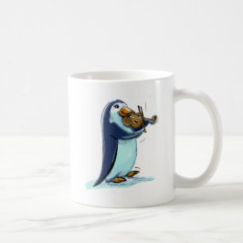 Pingvinviolinist Kaffemugg