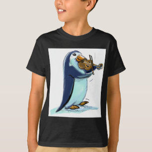 Pingvinviolinist T-shirt