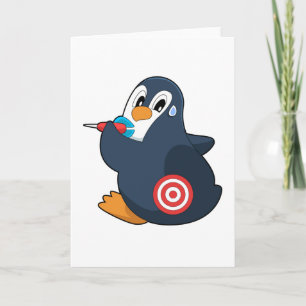 Pingvondart Pil Darttavla Kort
