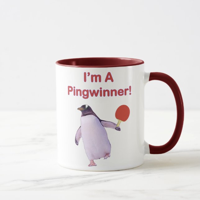 Pingwinner pingvinPing Pong Mugg (Höger)