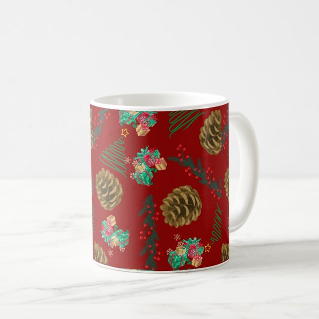 Pinhas de Natal Kaffemugg (Framsida höger)