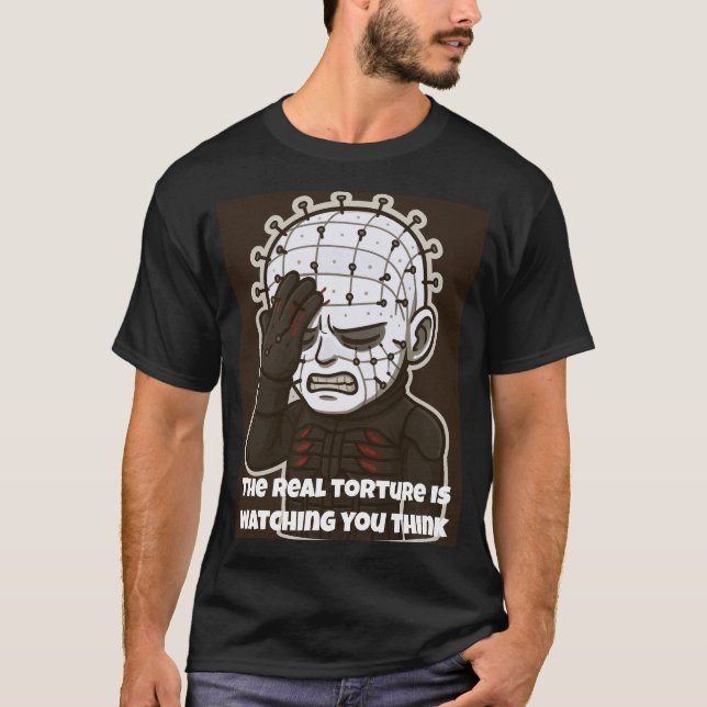 Pinhead ansiktsmassage t shirt (Framsida)