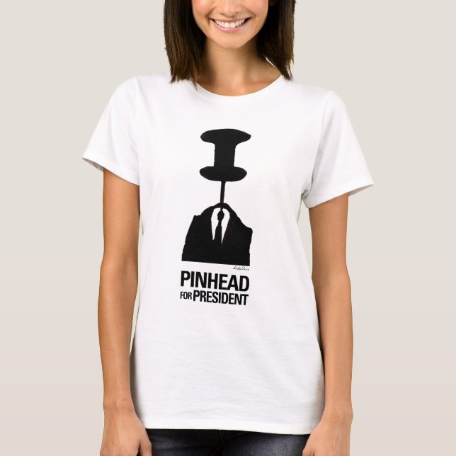 Pinhead för president tröja (Framsida)