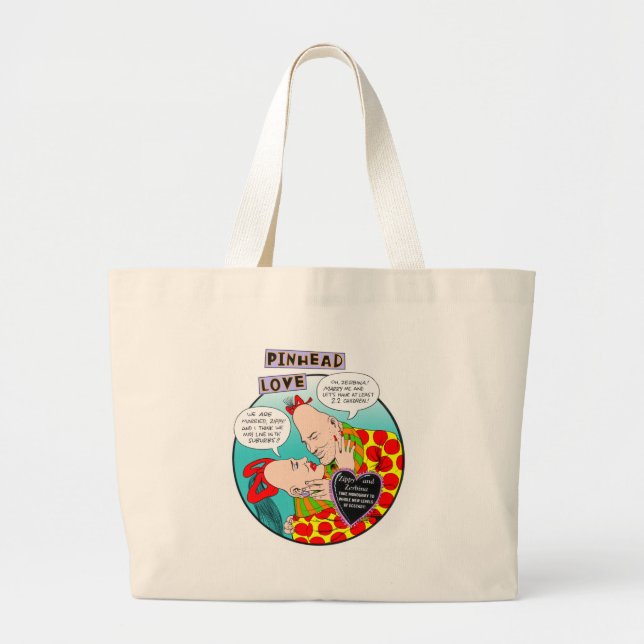 Pinheadkärlektoten hänger lös jumbo tygkasse (Framsidan)