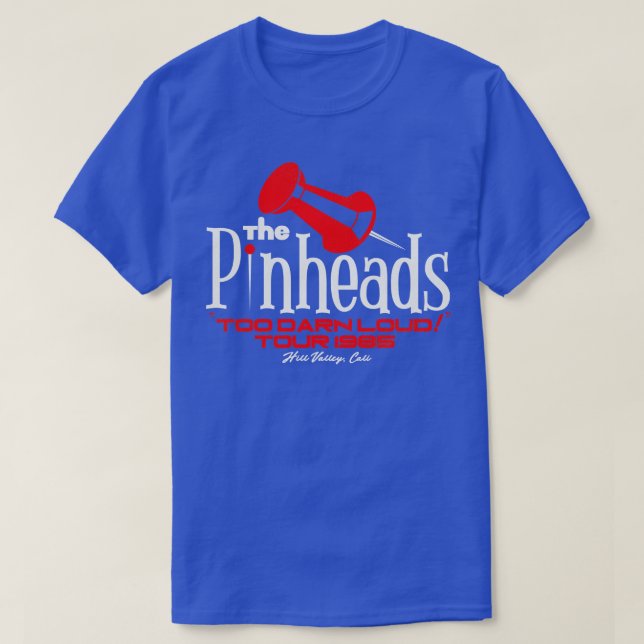 Pinheads till Darn Loud Tour 1985 T Shirt (Design framsida)