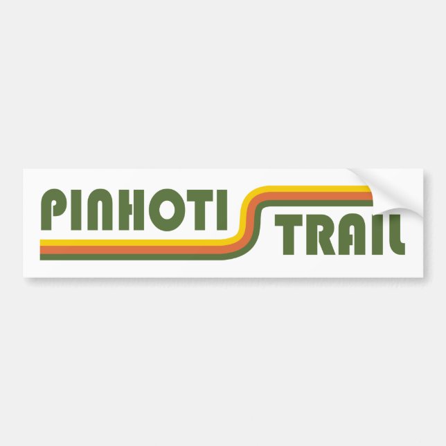 Pinhoti Trail Alabama Georgia Bildekal (Framsidan)