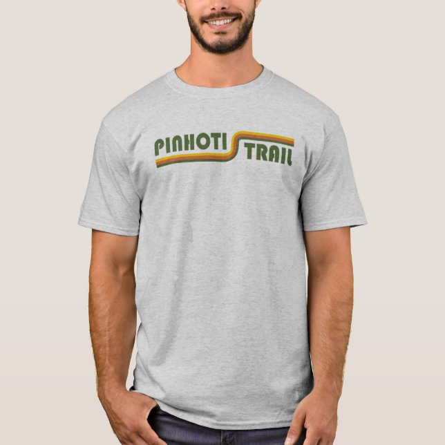 Pinhoti Trail Alabama Georgia T Shirt (Framsida)
