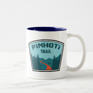 Pinhoti Trail Alabama Georgia Två-Tonad Mugg