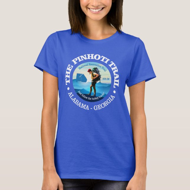 Pinhoti Trail (C) T Shirt (Framsida)
